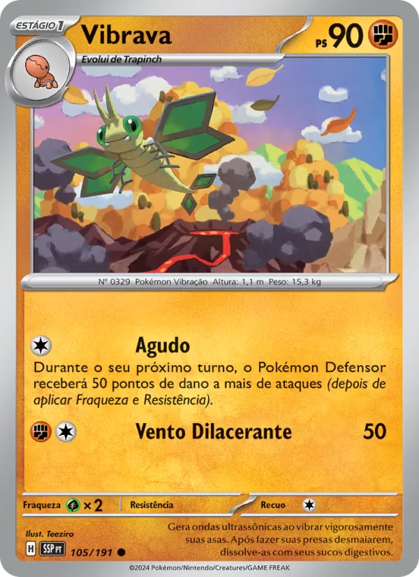 Vibrava Fagulhas Impetuosas 105/191