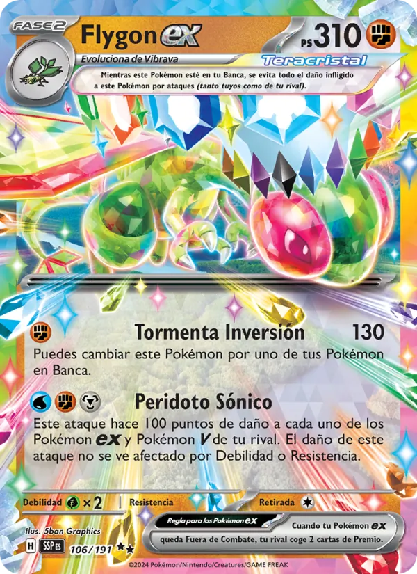 Flygon ex Chispas Fulgurantes 106/191