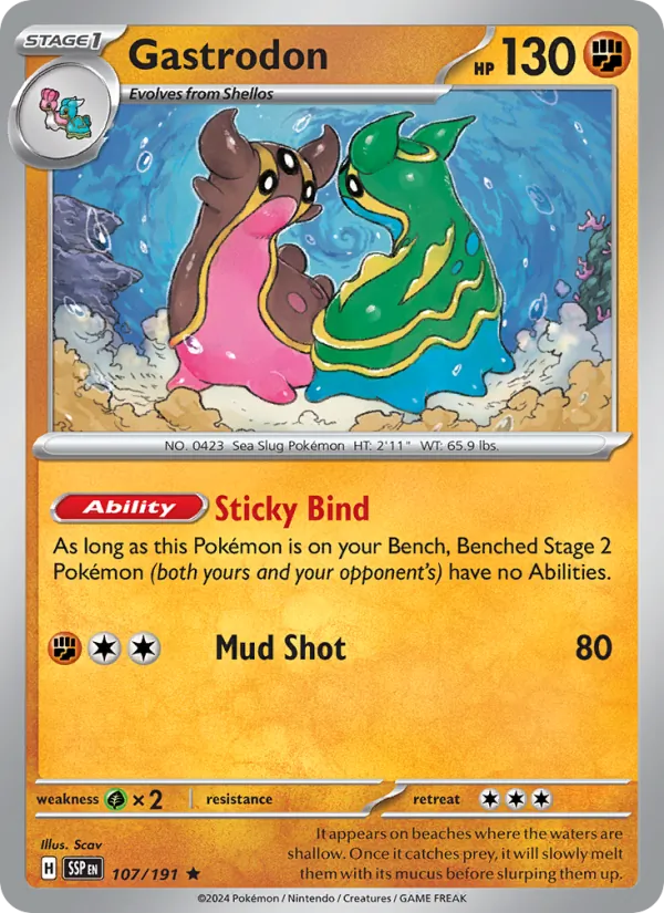 Gastrodon Surging Sparks 107/191