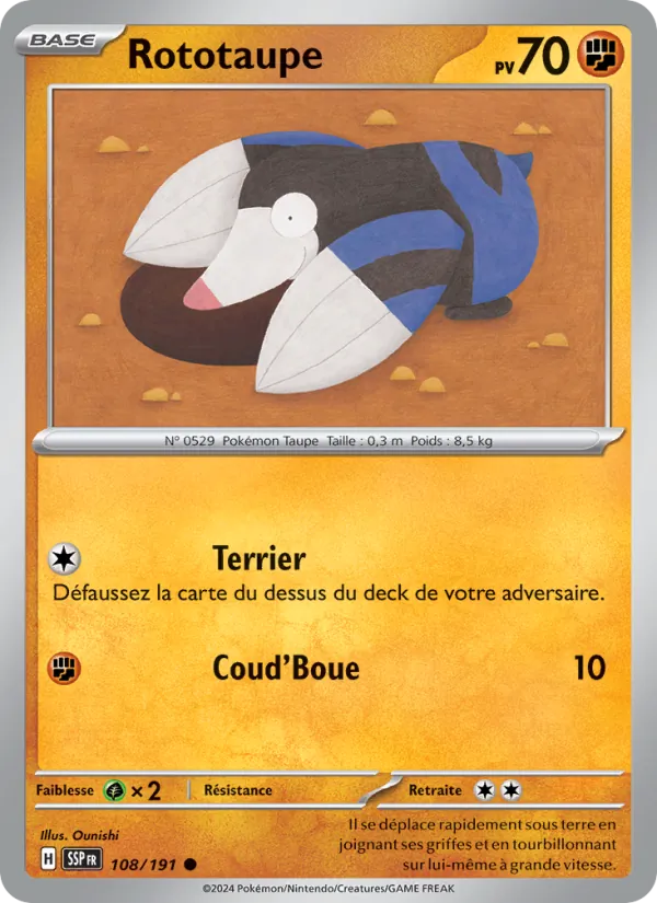 Rototaupe Étincelles Déferlantes 108/191