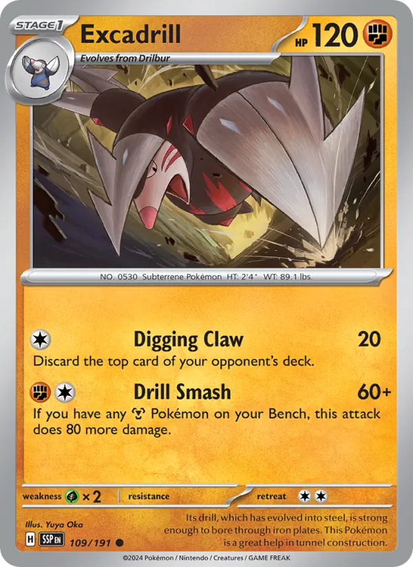 Excadrill Surging Sparks 109/191