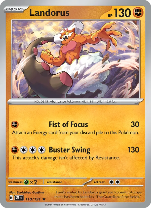 Landorus Surging Sparks 110/191