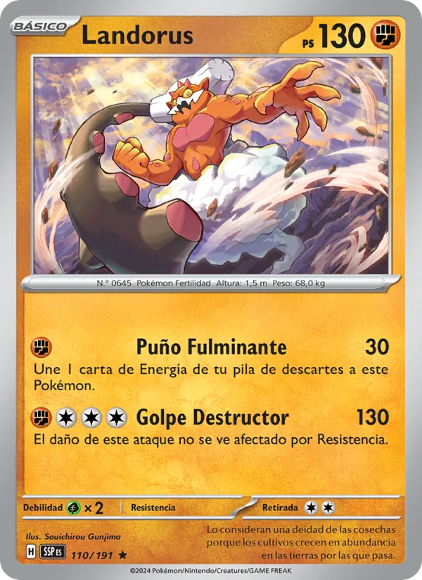 Landorus Chispas Fulgurantes 110/191