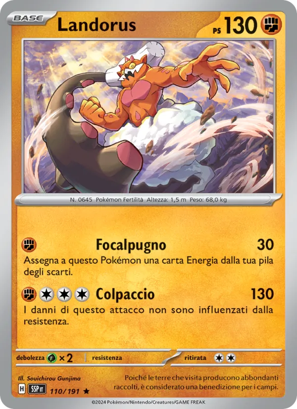 Landorus Scintille Folgoranti 110/191