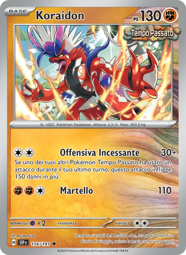 Koraidon Scintille Folgoranti 116/191