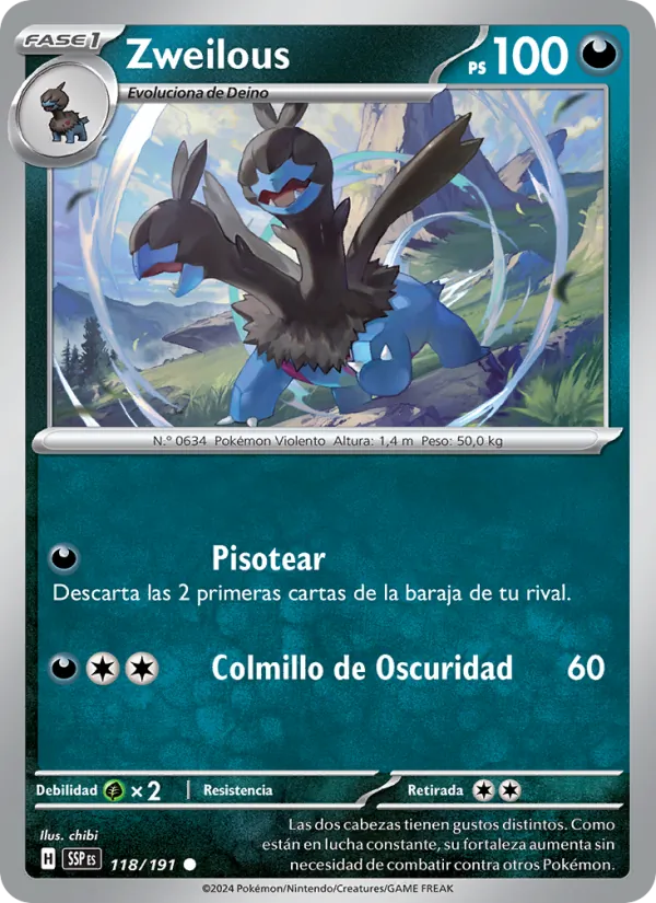 Zweilous Chispas Fulgurantes 118/191