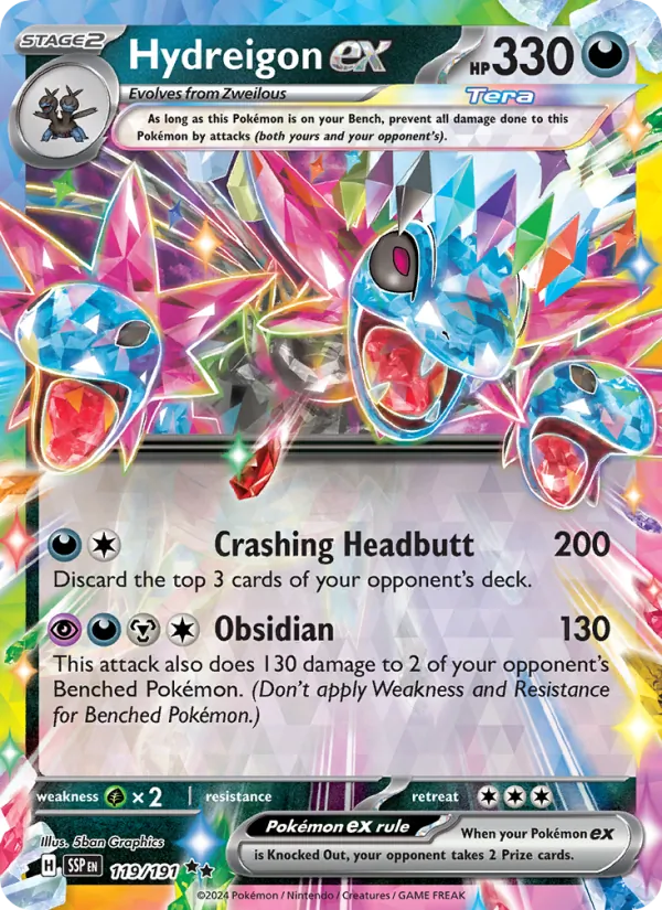 Hydreigon ex Surging Sparks 119/191