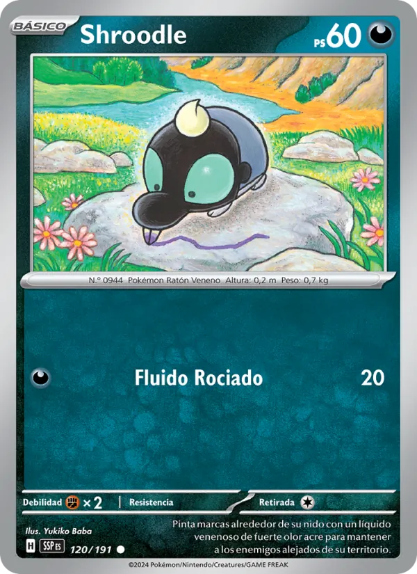 Shroodle Chispas Fulgurantes 120/191