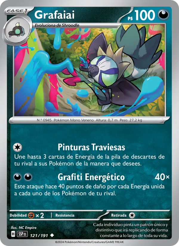 Grafaiai Chispas Fulgurantes 121/191