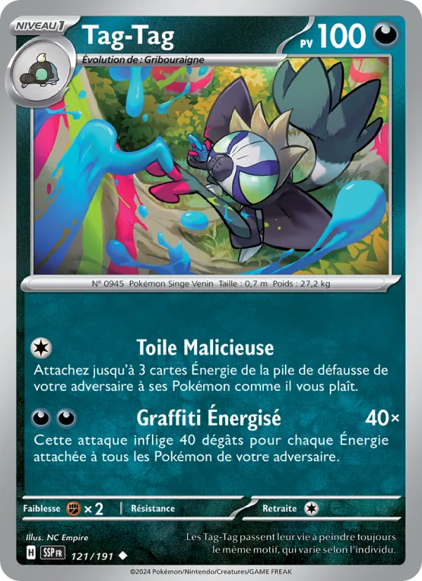 Tag-Tag Étincelles Déferlantes 121/191