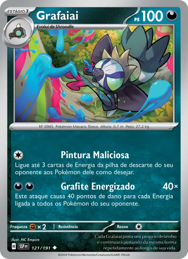 Grafaiai Fagulhas Impetuosas 121/191