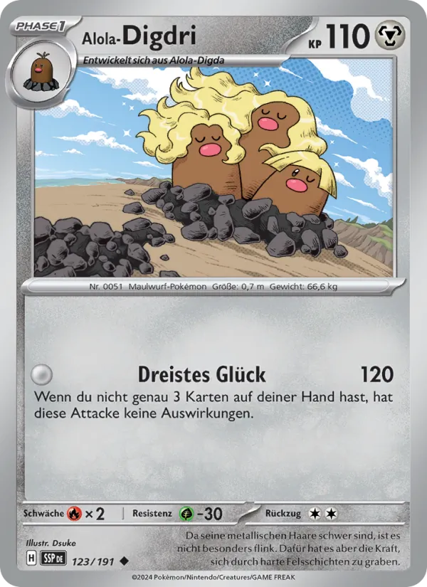 Alola-Digdri Stürmische Funken 123/191