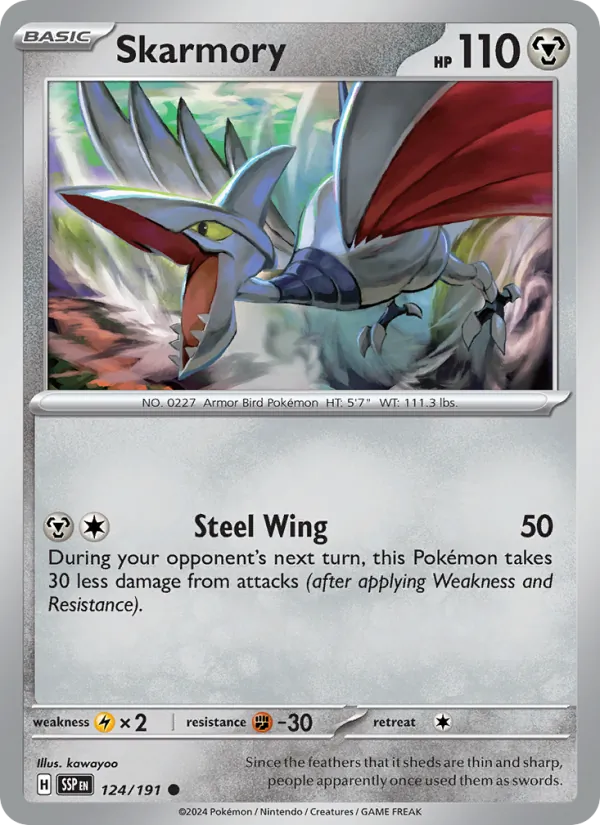 Skarmory Surging Sparks 124/191