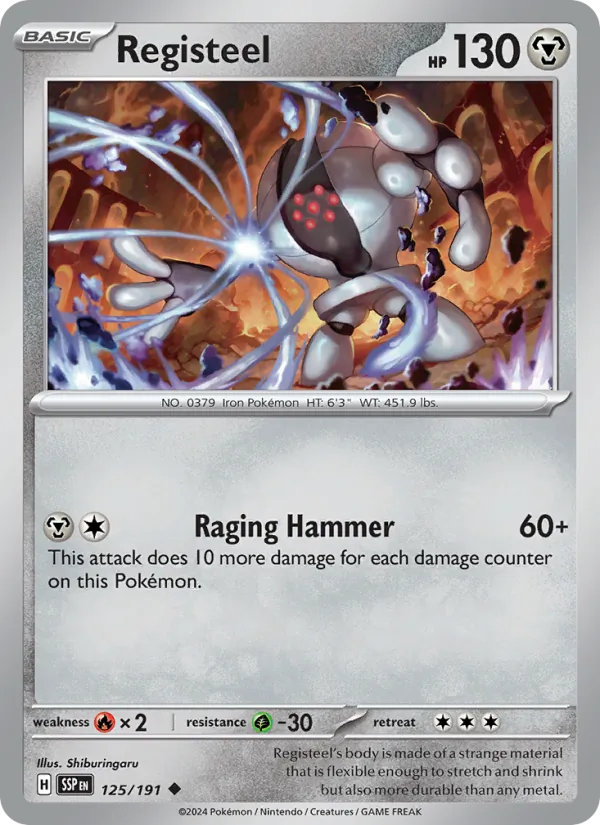 Registeel Surging Sparks 125/191