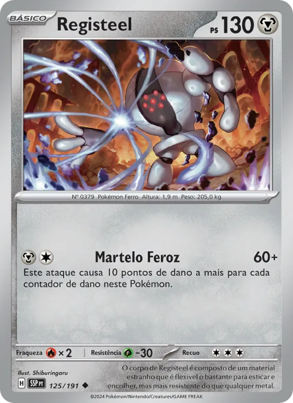 Registeel Fagulhas Impetuosas 125/191
