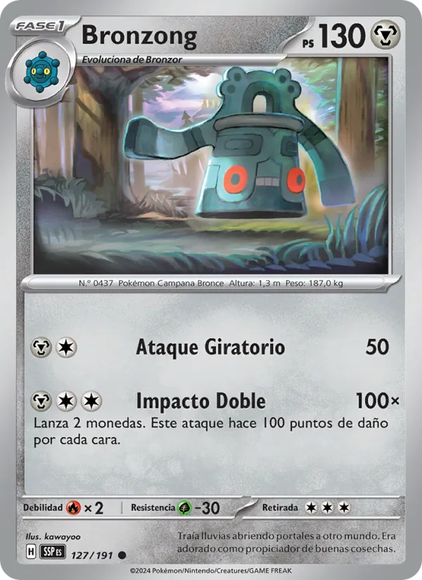 Bronzong Chispas Fulgurantes 127/191