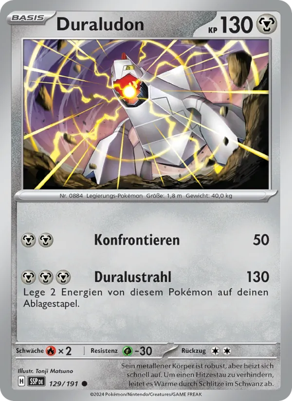 Duraludon Stürmische Funken 129/191