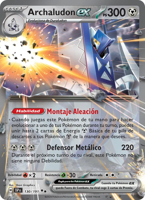 Archaludon ex Chispas Fulgurantes 130/191