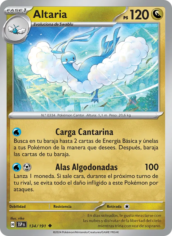 Altaria Chispas Fulgurantes 134/191