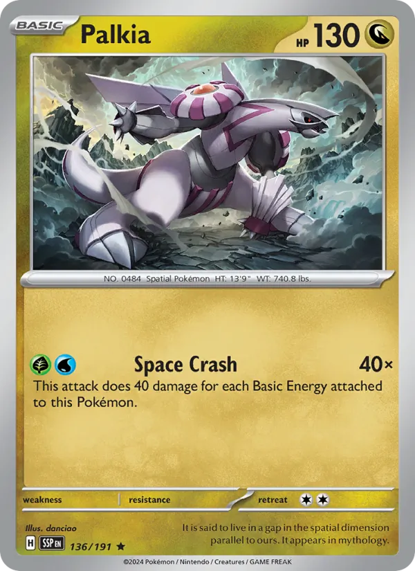 Palkia Surging Sparks 136/191