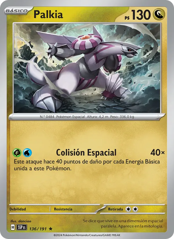 Palkia Chispas Fulgurantes 136/191