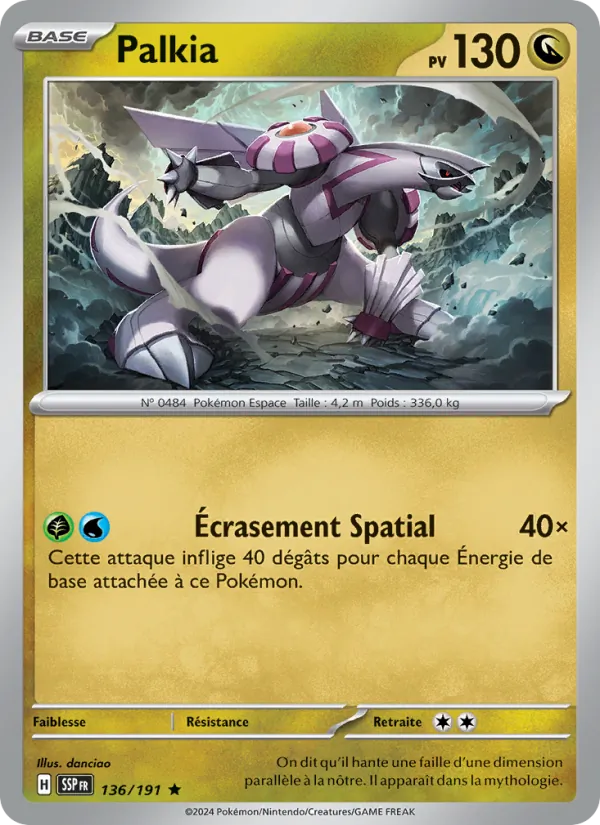 Palkia Étincelles Déferlantes 136/191