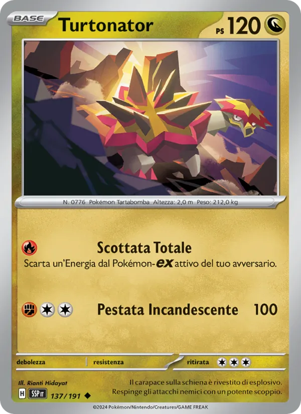Turtonator Scintille Folgoranti 137/191