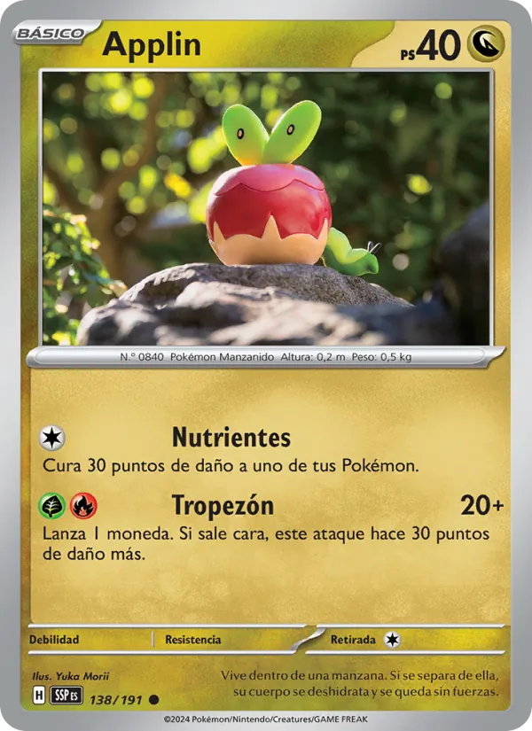 Applin Chispas Fulgurantes 138/191