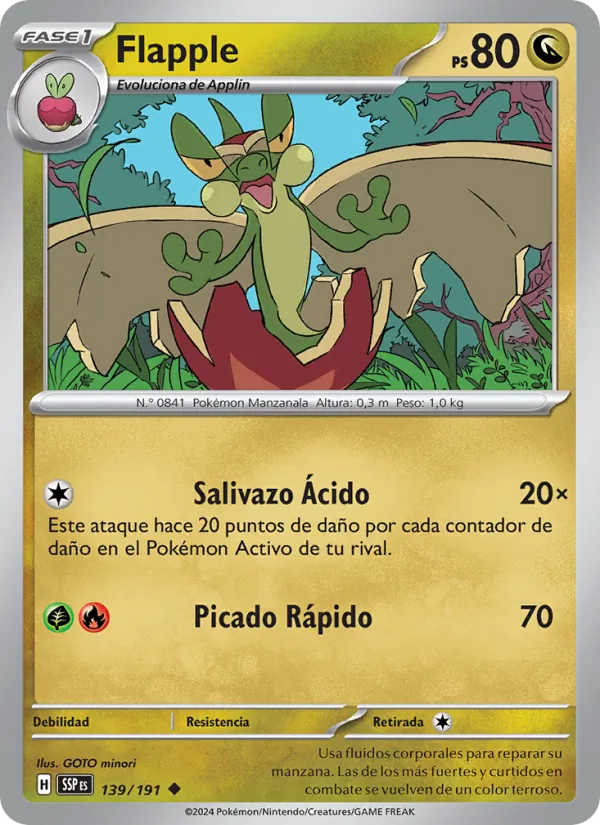 Flapple Chispas Fulgurantes 139/191
