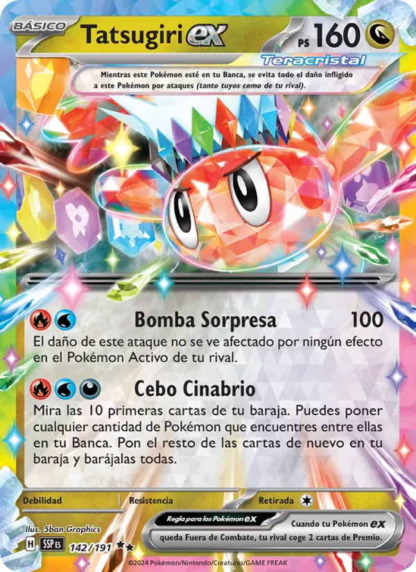 Tatsugiri ex Chispas Fulgurantes 142/191