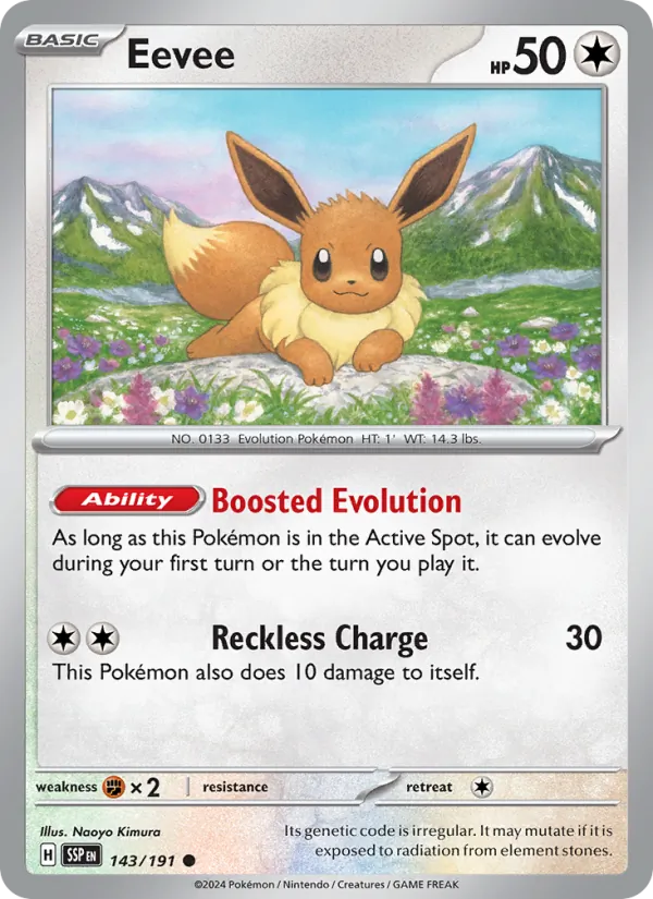 Eevee Surging Sparks 143/191