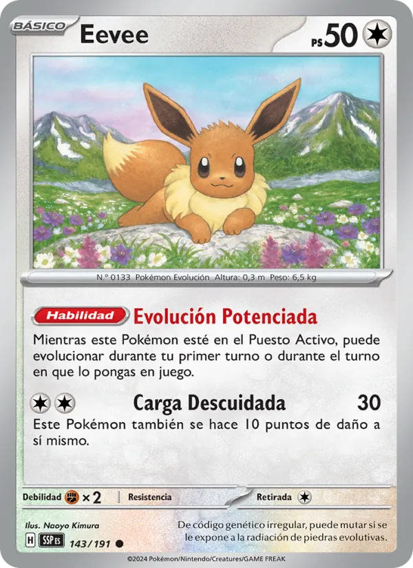 Eevee Chispas Fulgurantes 143/191