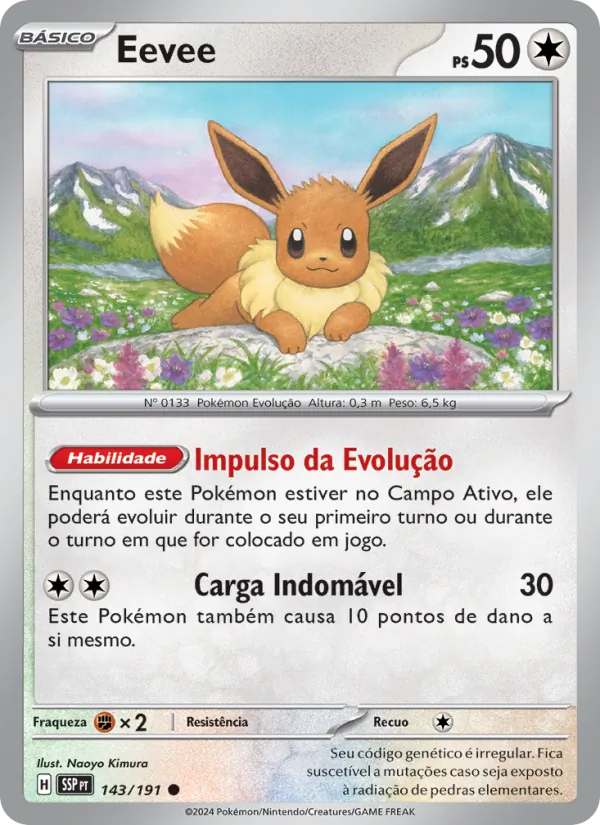 Eevee Fagulhas Impetuosas 143/191