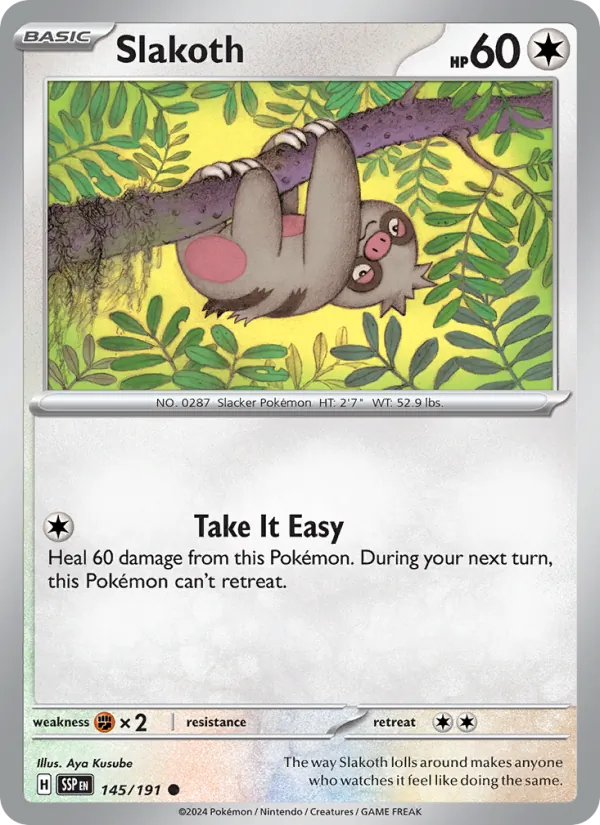 Slakoth Surging Sparks 145/191