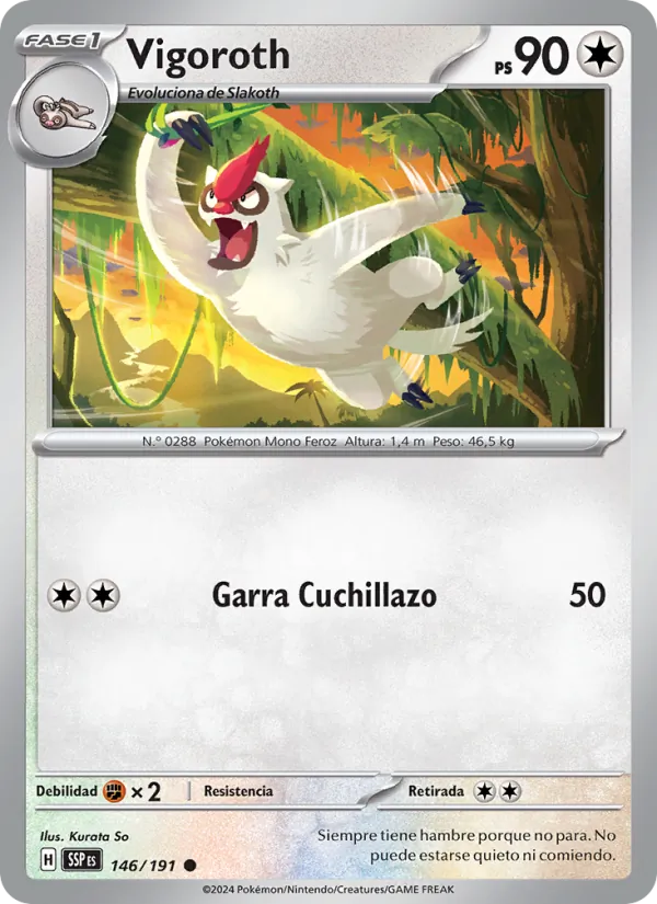 Vigoroth Chispas Fulgurantes 146/191