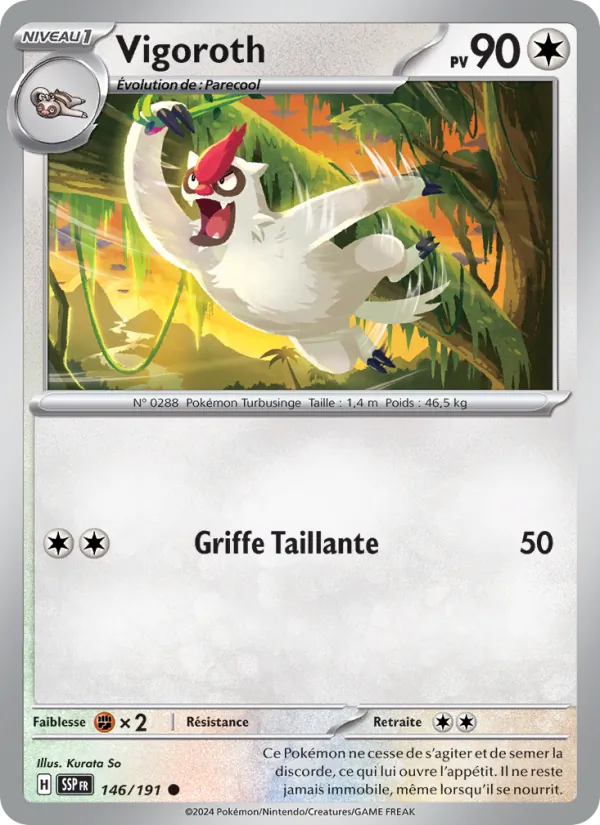 Vigoroth Étincelles Déferlantes 146/191