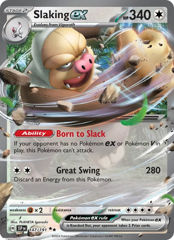 Slaking ex Surging Sparks 147/191