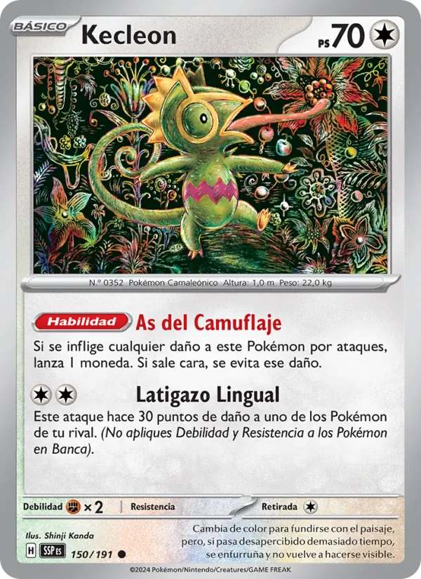 Kecleon Chispas Fulgurantes 150/191