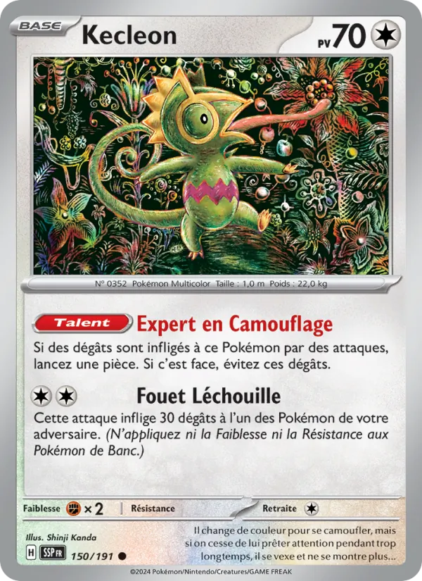 Kecleon Étincelles Déferlantes 150/191