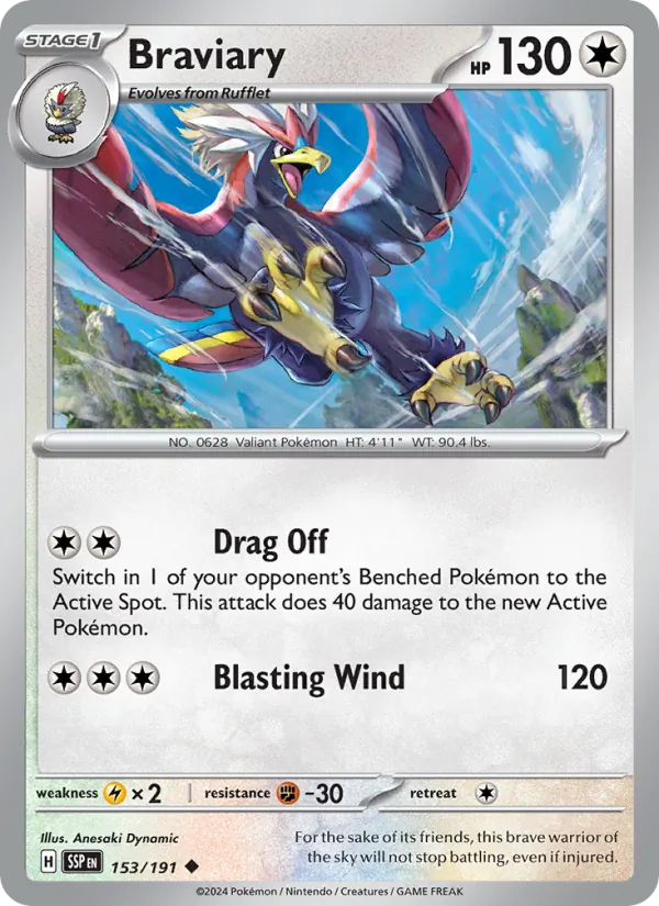Braviary Surging Sparks 153/191