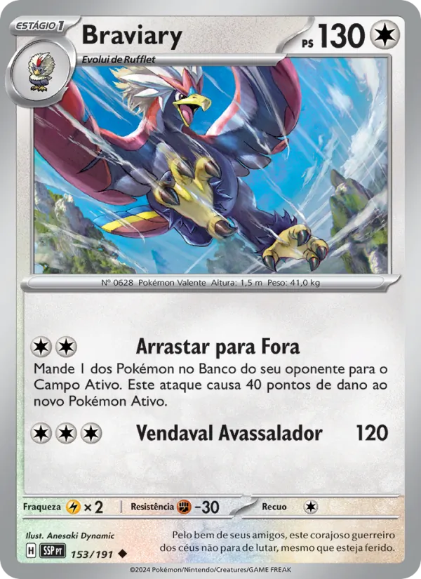 Braviary Fagulhas Impetuosas 153/191