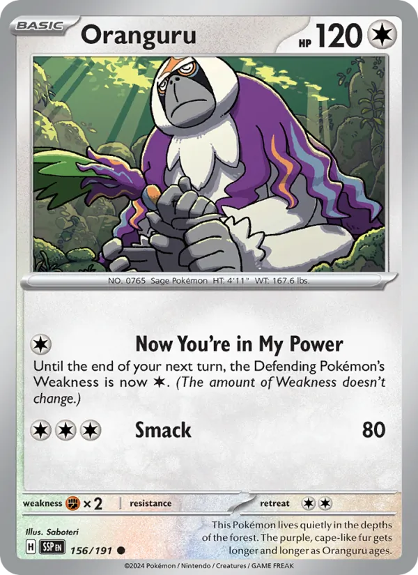 Oranguru Surging Sparks 156/191