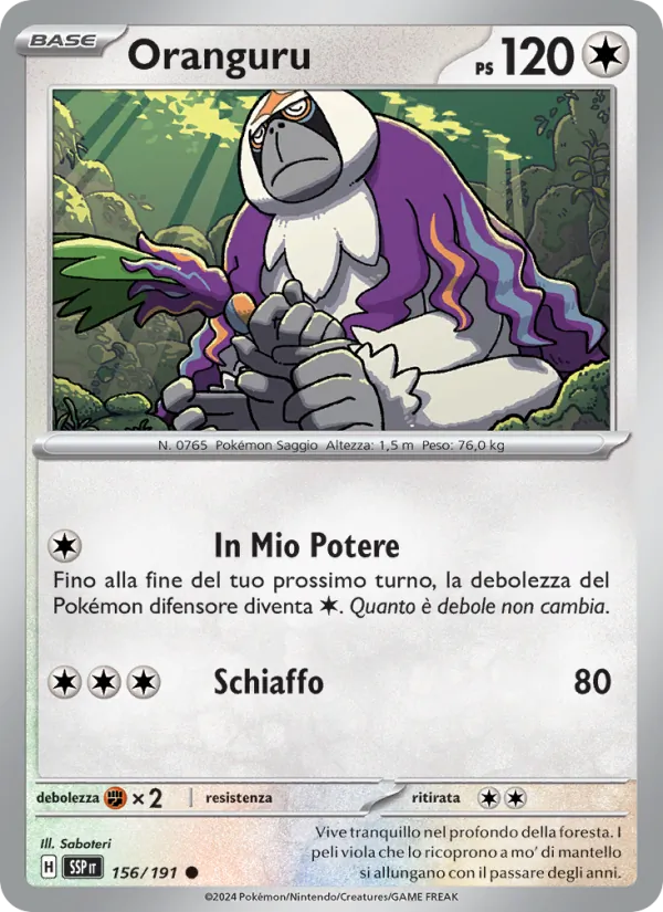 Oranguru Scintille Folgoranti 156/191