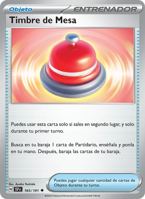 Timbre de Mesa Chispas Fulgurantes 165/191