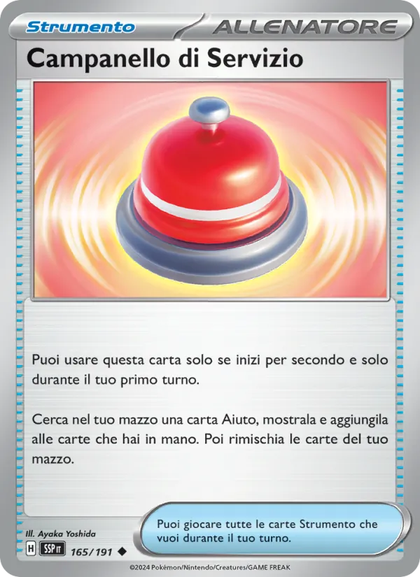 Campanello di Servizio Scintille Folgoranti 165/191