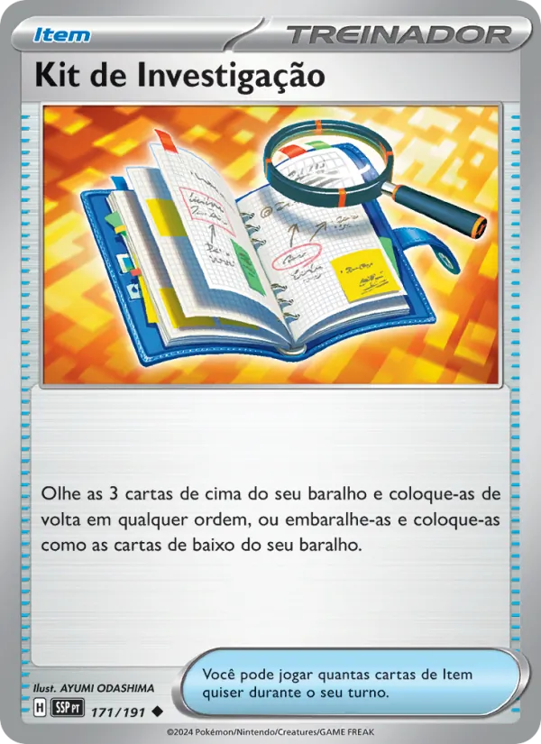Kit de Investigação Fagulhas Impetuosas 171/191