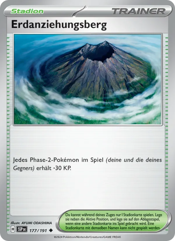 Erdanziehungsberg Stürmische Funken 177/191