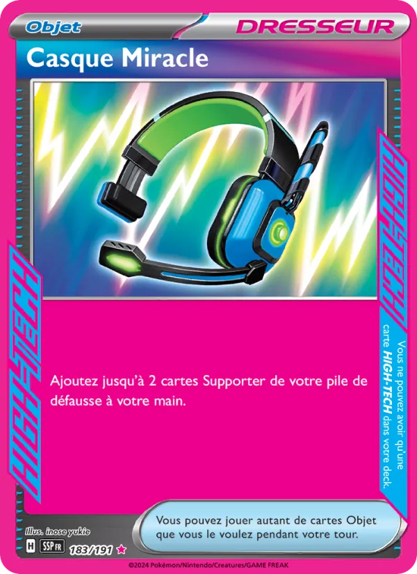 Casque Miracle Étincelles Déferlantes 183/191