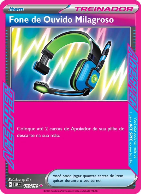 Fone de Ouvido Milagroso Fagulhas Impetuosas 183/191