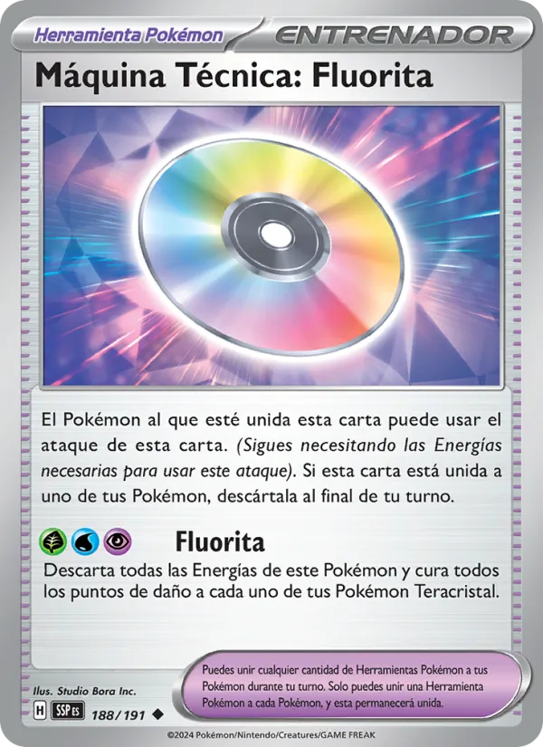Máquina Técnica: Fluorita Chispas Fulgurantes 188/191